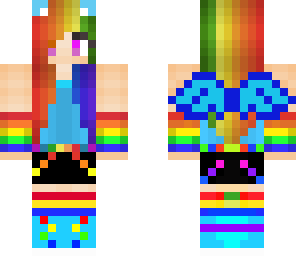 slight edit rainbow dash