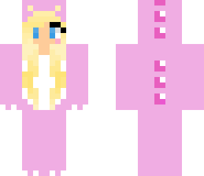 pink dinosaur girl
