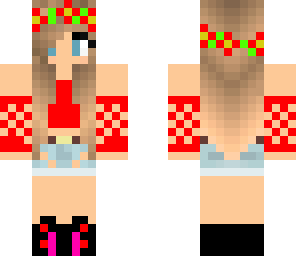 rose craft girl skin