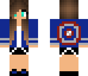 brunette captain america girl