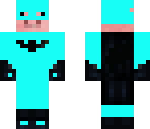 neon blue bat pig