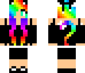 rainbow kitty girl  edit