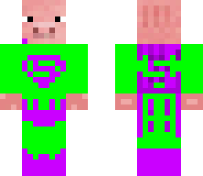 purpld green super pig
