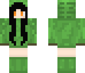 creeper girl black hair