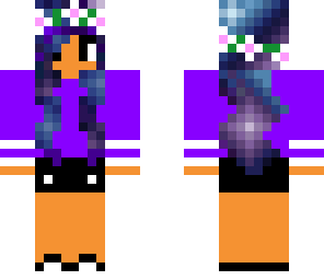 cute galaxy hair