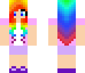 rainbow girl