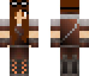 fire steampunk girl