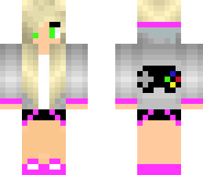 pink gamer girl