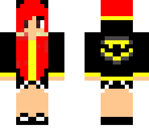bat girl red hair