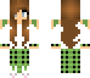 green plaid pajamas