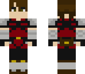 nevis-red shirt and holster
