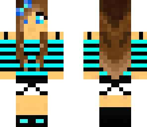 blue striped