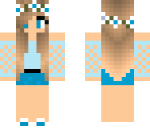 blue girl