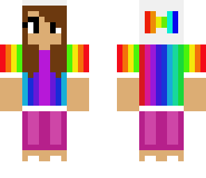 kawaii rainbow girl