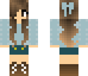 blue girl