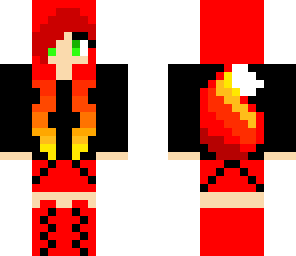 fire wolf girl