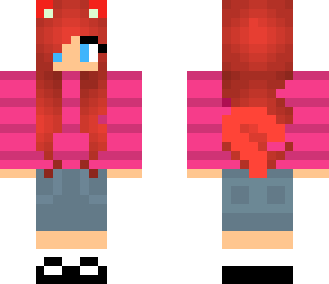 red cat girl
