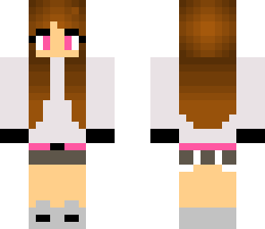cute girl with no hoodie
