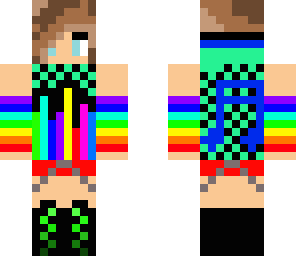rainbow dubstep music skin