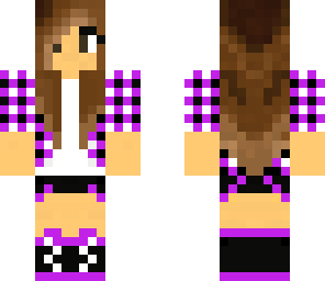 purple girl plaid
