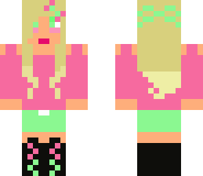 cutiefyed mint and pink girl