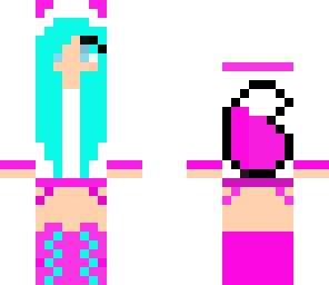 pink and blue
