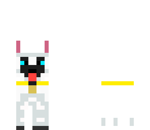 white dog