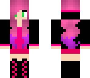 pink and black