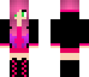edited pink and black