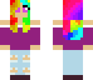 rainbow girl