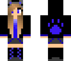 blue wolf girl