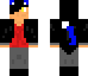 red and blue cat boy
