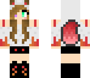 fire wolf girl
