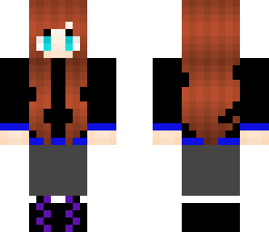 redish-brown haired female