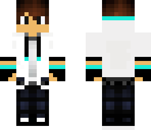 blue and white boy