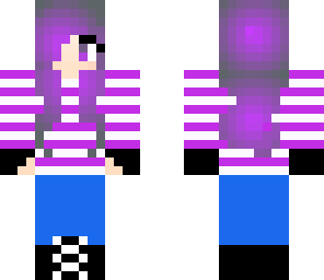 cute purple girl