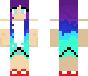 first skin- girl with the awesome hair