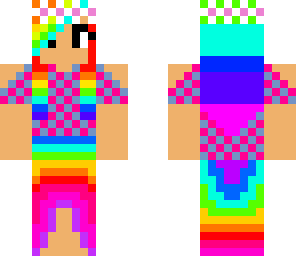 cute rainbow girl