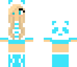 blue panda