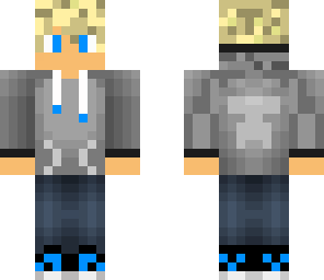 cool blonde teen with hoodie