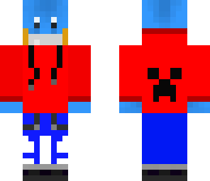 mudkip in creeper shirt