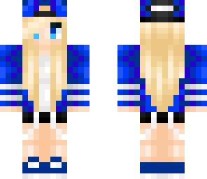 cute blue tomboy