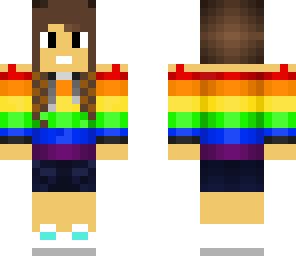 rainbow girl