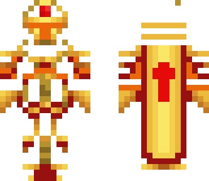 golden cool orange person