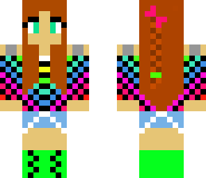 rainbow girl