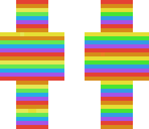 rainbow skin
