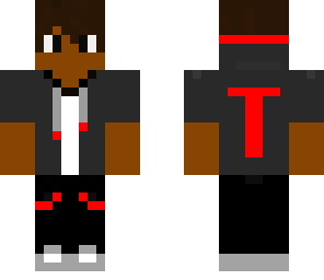 red and black