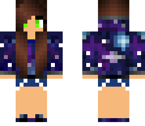 galaxy hoodie girl
