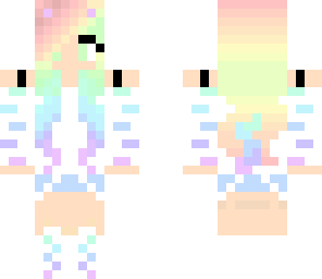 cute rainbow girl