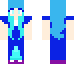 blue girl